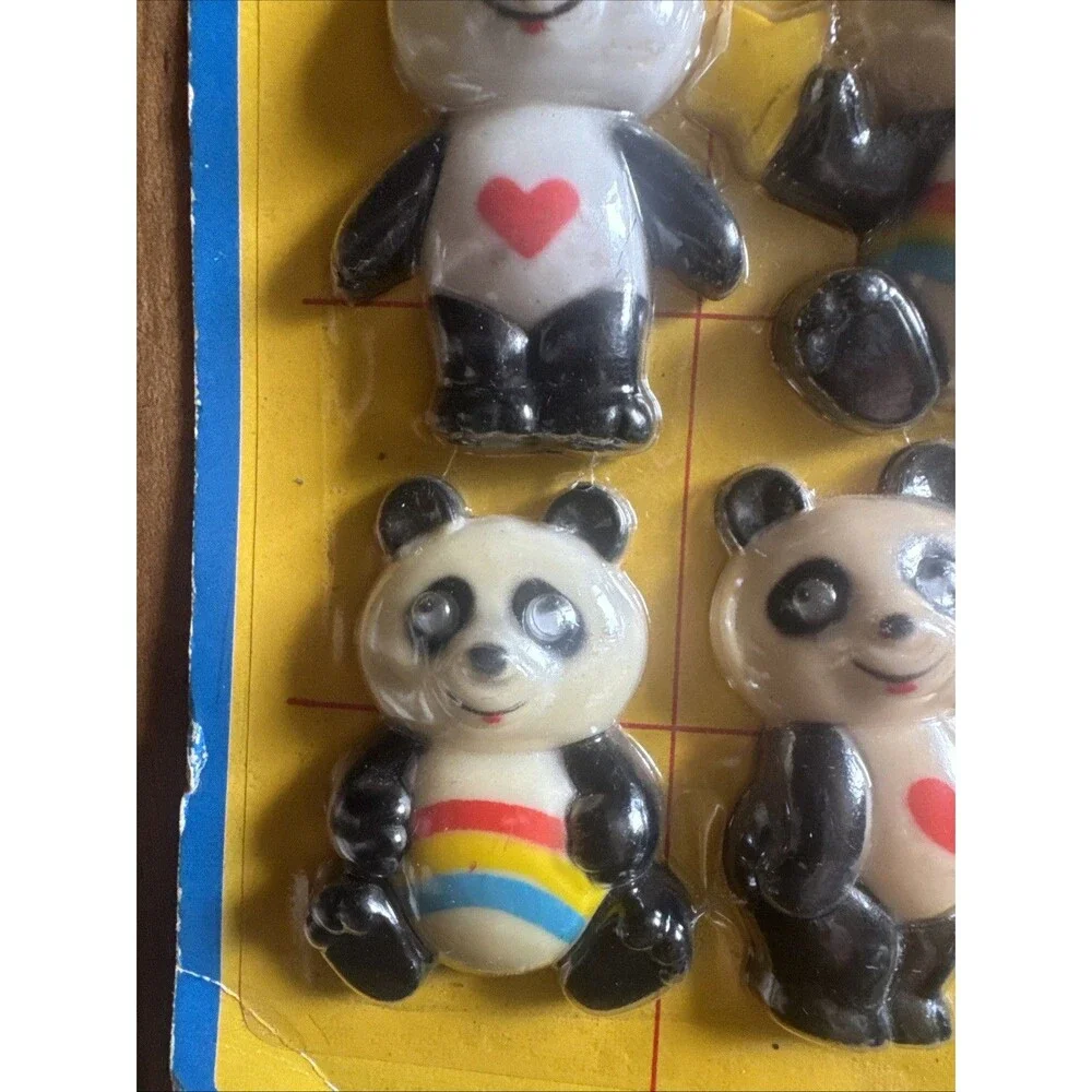 Set Of 6 Panda Pals Refrigerator Magnets New Design Sealed